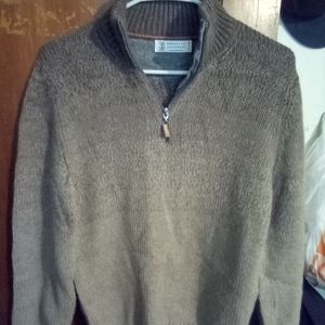 Men's sz.44 Bruno Cucinelli cashmere zip-up